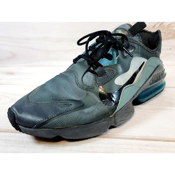 Nike AirMax Infinity 2 Men's Green & Black Athletic Running Sneakers Size 9.5 - Picture 12 of 16